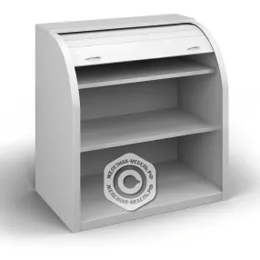 шкаф металлический роллетный шрл-1050-2 (2 полки)