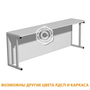 надстройка для стола или тумбы н-5 (лдсп серый)