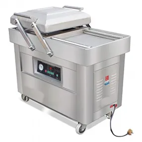 машина вакуум-упаковочная двухкамерная dzq-400/2sb, с газом
