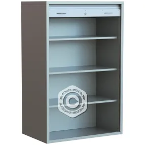 шкаф металлический роллетный шрл-900 (3 полки)