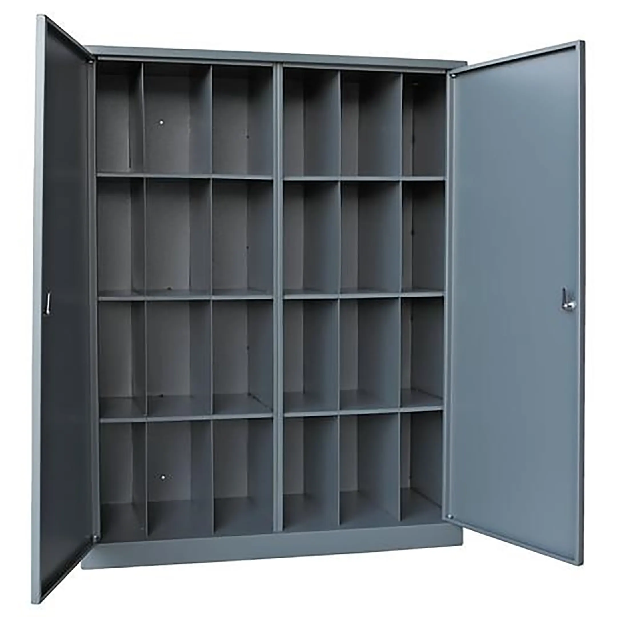 Металлический шкаф для противогазов ХПГ-24-600 С дверью (1800x600x400)